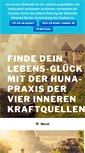 Mobile Screenshot of huna-vita.de